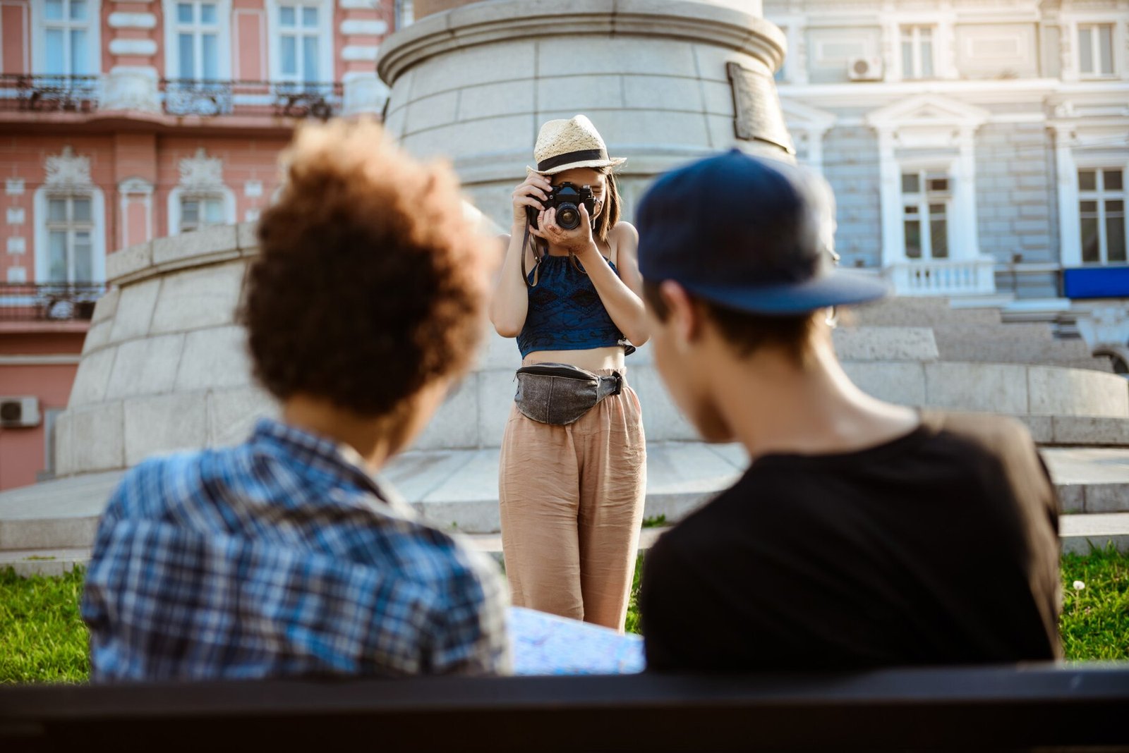 Guide prend photo du couple