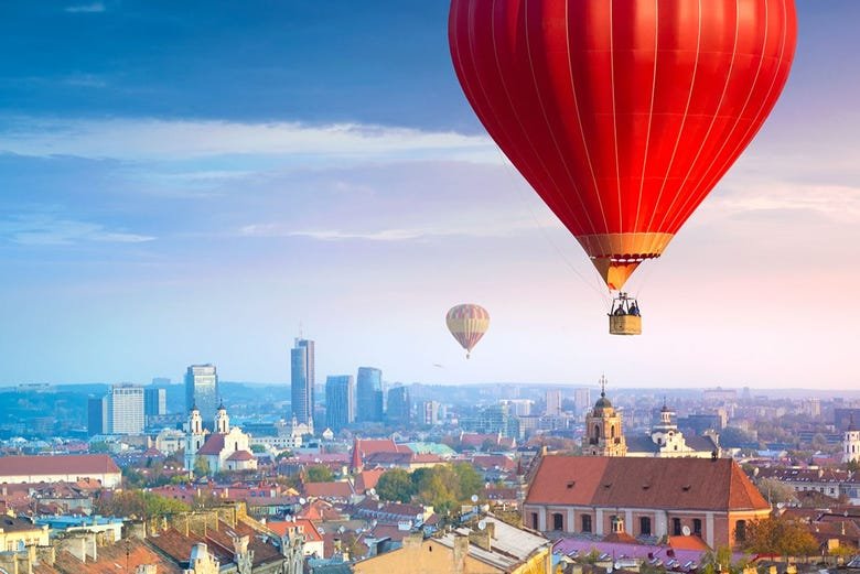 Activité en couple de survol en montgolfière