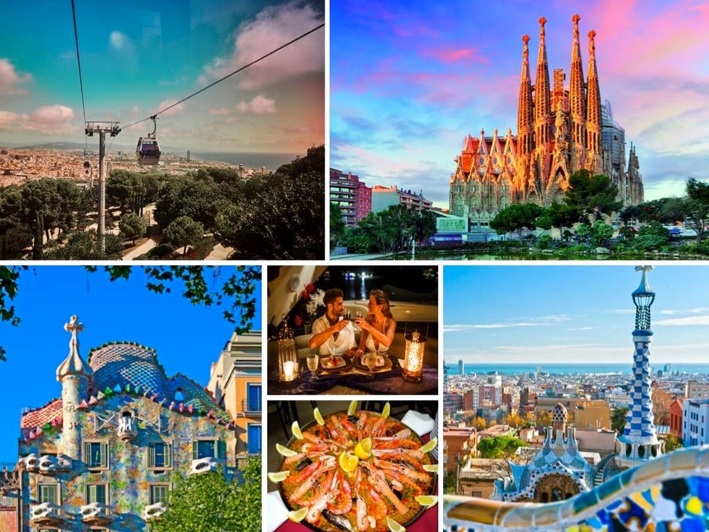 Photomontage Barcelone